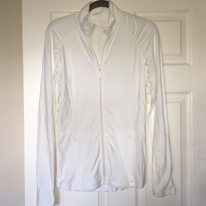 Lily Pulitzer luxletic thin zip sweater